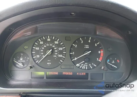 1997 BMW 540Ia из США, поврежденный, VIN WBADE6324VBW51093